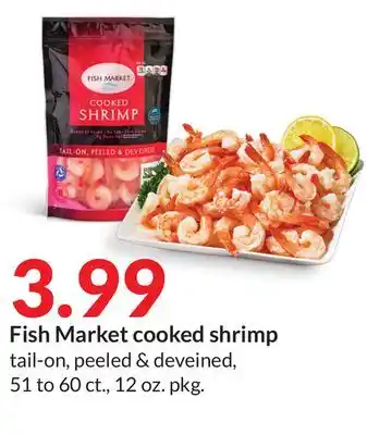 Hy-Vee Fish market cooked shrimp offer