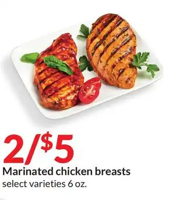 Hy-Vee Marinated chicken breasts offer