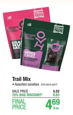Menards Trail mix offer