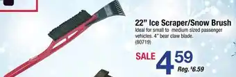 Ace Hardware Hopkins 22 ice scraper/snow brush offer