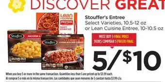 Food 4 Less Stouffer's entree offer