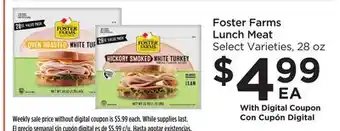 Food 4 Less Foster farms lunch meat offer