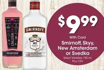 Ralphs Smirnoff, skyy, new amsterdam or svedka offer