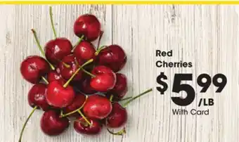 Ralphs Red cherries offer