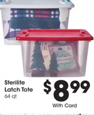 Ralphs Sterilite latch tote offer