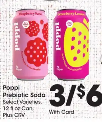 Ralphs Poppi prebiotic soda offer