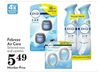 Pavilions Febreze air care offer