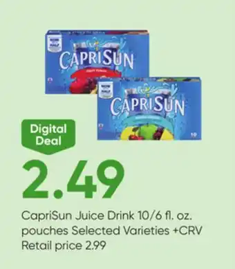 Stater Bros Caprisun juice drink offer