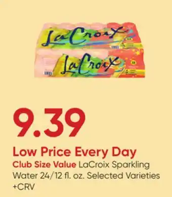 Stater Bros Lacroix sparkling water offer