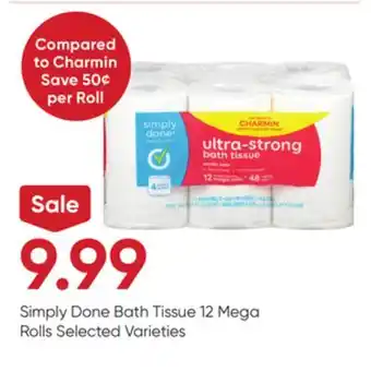 Stater Bros Simply done bath tissue offer