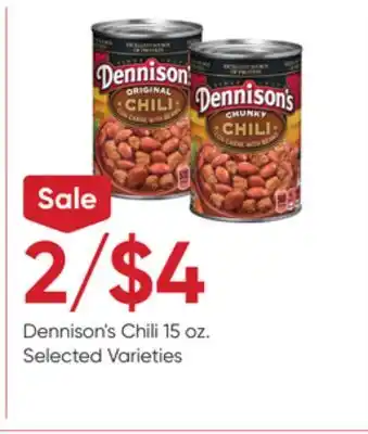 Stater Bros Dennison's chili offer