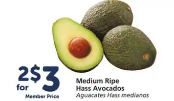Vons Medium ripe hass avocados offer