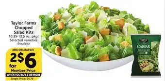 Albertsons Taylor farms chopped salad kits offer
