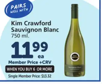 Albertsons Kim crawford sauvignon blanc offer