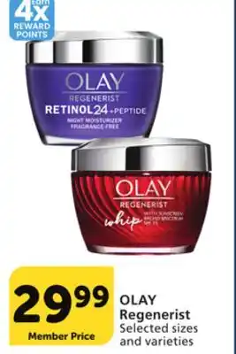 Albertsons Olay regenerist offer