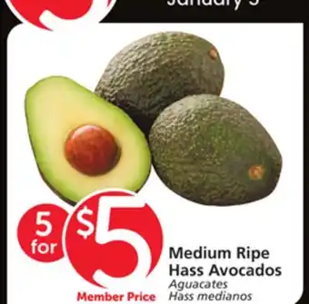 Albertsons Medium ripe hass avocados offer