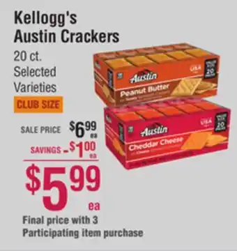 Smart & Final Kellogg's austin crackers offer