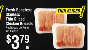 Smart & Final Fresh boneless skinless thin sliced chicken breasts offer
