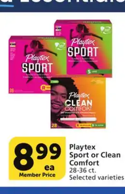 Albertsons Playtex sport or clean comfort offer