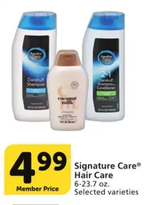 Albertsons Signature care hair care offer