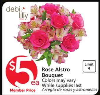 Albertsons Rose alstro bouquet offer