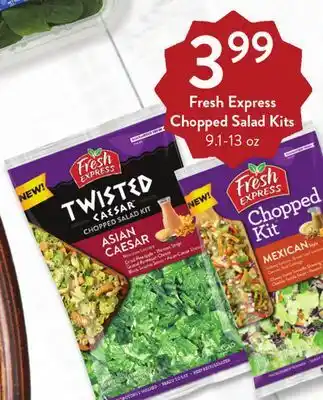 Fresh Thyme Fresh express chopped salad kits offer
