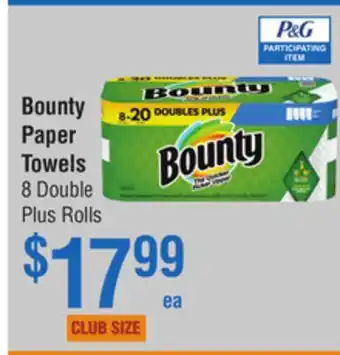 Smart & Final Bounty paper towels offer