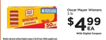 Food 4 Less Oscar mayer wieners offer