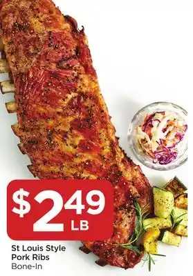 Food 4 Less St louis style pork ribs offer