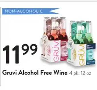 Fresh Thyme Gruvi alcohol free wine offer