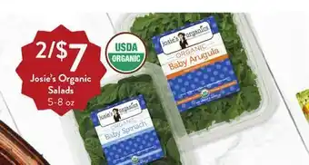 Fresh Thyme Josie's organic salads offer