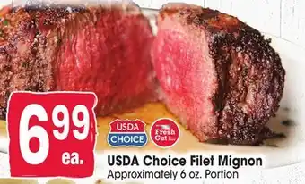 Jewel-Osco Usda choice filet mignon offer
