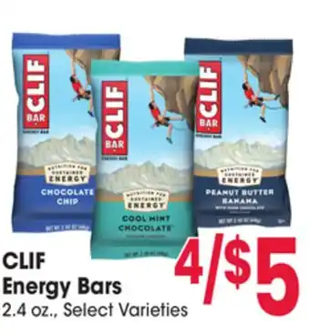 Jewel-Osco Clif energy bars offer