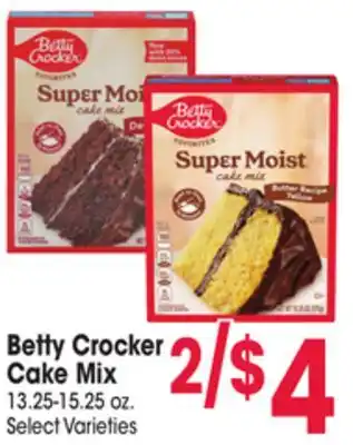 Jewel-Osco Betty crocker cake mix offer