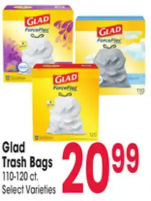 Jewel-Osco Glad trash bags offer