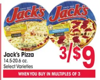 Jewel-Osco Jack's pizza offer