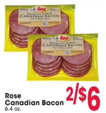 Jewel-Osco Rose canadian bacon offer