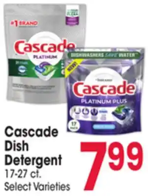 Jewel-Osco Cascade dish detergent offer