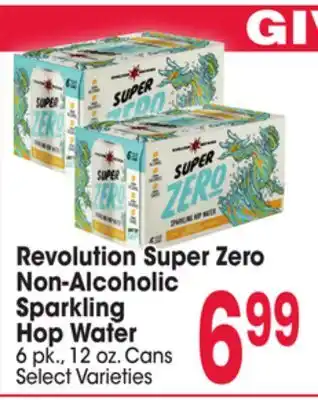Jewel-Osco Revolution super zero non-alcoholic non-alcoholic sparkling sparkling hop water hop water offer