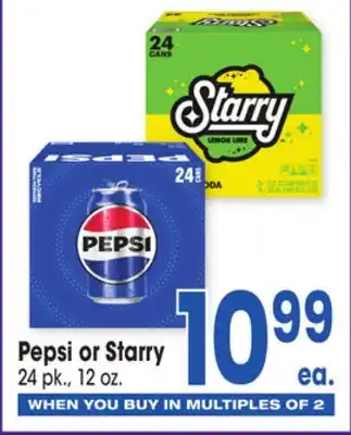Jewel-Osco Pepsi or starry offer