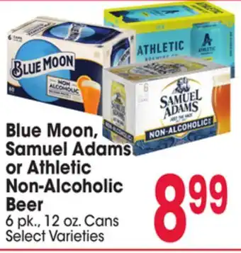 Jewel-Osco Blue moon, samuel adams or athletic non-alcoholic beer offer