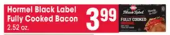 Jewel-Osco Hormel black label fully cooked bacon offer