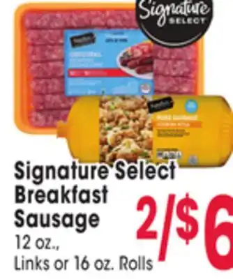 Jewel-Osco Signature select breakfast breakfast sausage offer