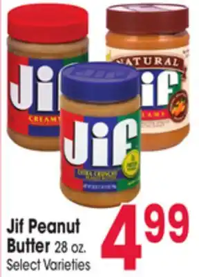 Jewel-Osco Jif peanut butter offer