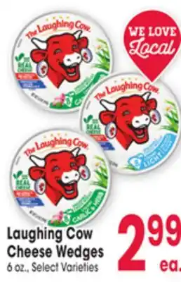 Jewel-Osco Laughing cow cheese wedges offer
