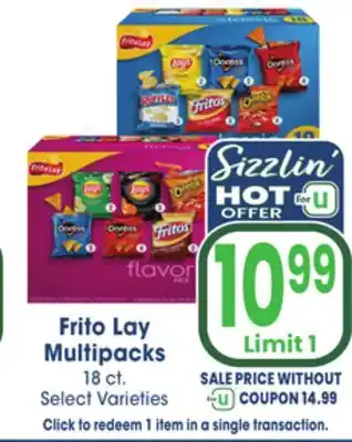 Jewel-Osco Frito lay multipacks offer