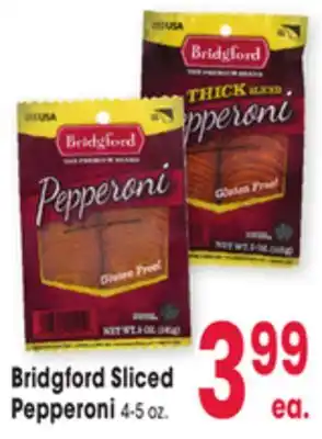 Jewel-Osco Bridgford sliced pepperoni offer