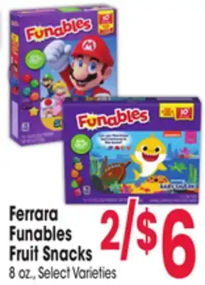 Jewel-Osco Ferrara funables fruit snacks offer
