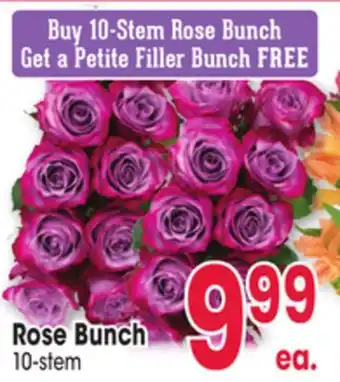 Jewel-Osco Rose bunch offer