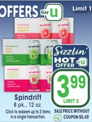Jewel-Osco Spindrift offer